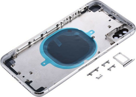 Καπάκι Μπαταρίας Ασημί για iPhone X