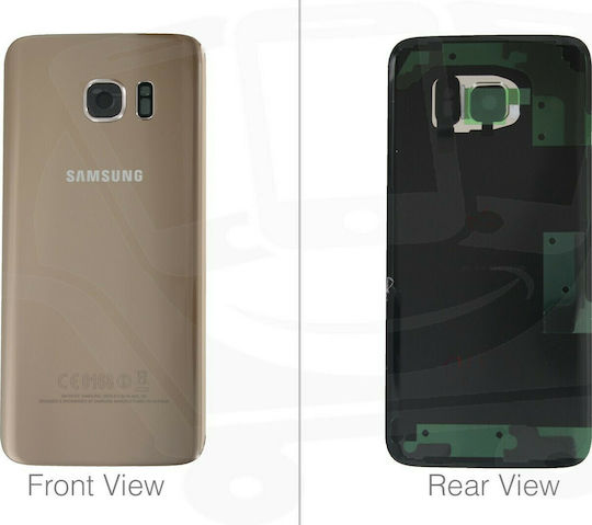 Samsung Καπάκι Μπαταρίας Χρυσό για Galaxy S7 Edge