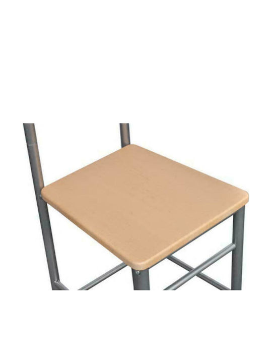 vidaXL Κρεμάστρα Δαπέδου από Μέταλλο Μπεζ 52x40x120cm