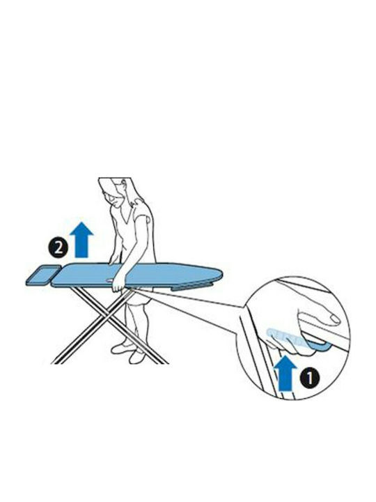 Neotechniki Ironing Board for Steam Iron Foldable Mutlicolour 113x34cm