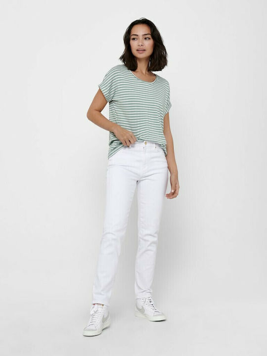 Γυναικείο T-shirt Ριγέ Jadeite