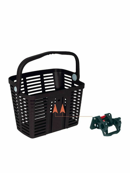 Bellelli Plaza Bicycle Basket Black