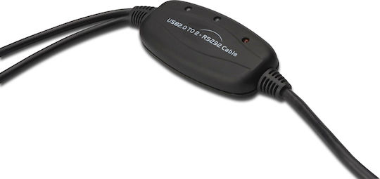 Digitus Καλώδιο USB-A σε RS232 25-pin female 1.5m DA-70158 1τμχ