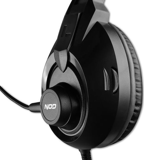 NOD Loud & Clear Over Ear Gaming Headset με σύνδεση 2x3.5mm