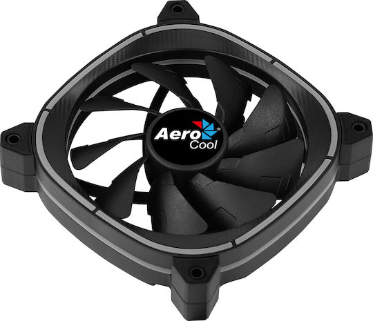 Aerocool Astro 12 Case Fan 120mm 1000rpm 42.1cfm with ARGB Lighting and 6-Pin Connection
