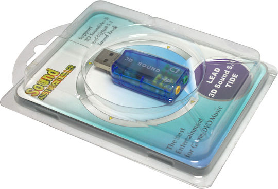 Audio Sound Controller Adapter USB 3D 5.1