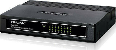 TP-LINK TL-SF1016D v1 Unverwaltet L2 Switch mit 16 Ports Ethernet