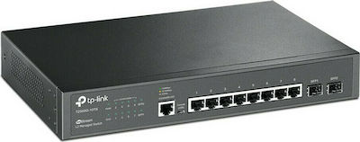 TP-LINK TL-SG3210 v2 Verwaltet L2 Switch mit 8 Ports Ethernet und 2 SFP Ports