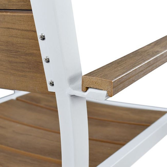Garten- und Outdoor-Möbelsets Speisesaal 7 Stück Braun
