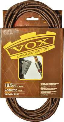 Vox Instrument Cable 6.3mm male - 6.3mm male 6m (VAC-19BR)