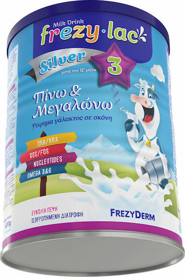 Frezyderm Мляко на Прах Frezylac Silver 3 за 12m++ Месеца 400гр
