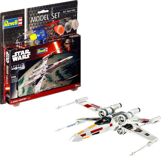 Revell Φιγούρα Μοντελισμού Αεροπλάνο Star Wars X-Wing Fighter σε Κλίμακα 1:112 με Κόλλα και Χρώματα