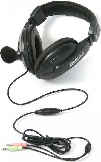 Omega FH7500 Over Ear Multimedia Headphone with Microphone 3.5mm Jack