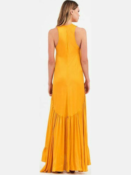 1621 Summer Maxi Dress for Wedding and Christening Yellow