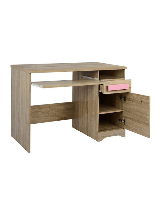 Παιδικό Γραφείο από Μελαμίνη Sonama / Ροζ 110x55x76.5cm