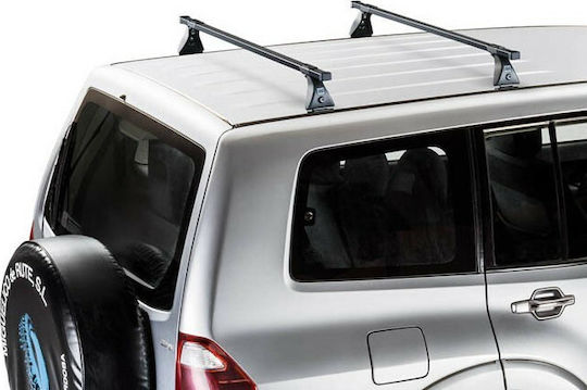 Cruz Μπάρες Οροφής Ατσάλινες για Suzuki Grand Vitara 5D (Σετ με πόδια) Μαύρες
