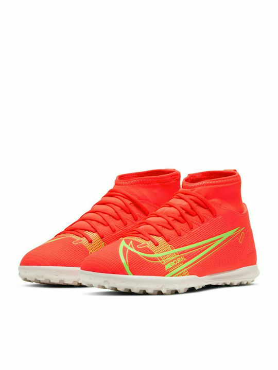 Nike Mercurial Superfly 8 Club TF TF Παιδικά Ποδοσφαιρικά Παπούτσια με Σχάρα Κόκκινα Nike Mercurial Superfly 8 Club TF TF Παιδικά Ποδοσφαιρικά Παπούτσια με Σχάρα Κόκκινα