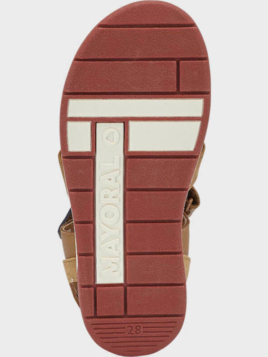 Sandale Tip Pantof Tabac Maro