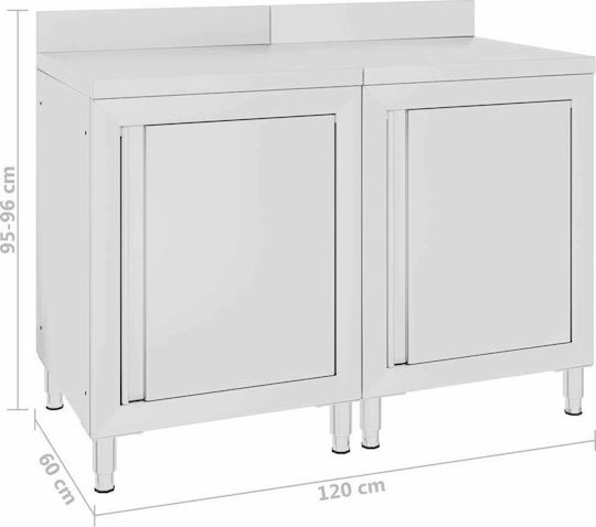 vidaXL Schubladenschrank 120x60x96cm