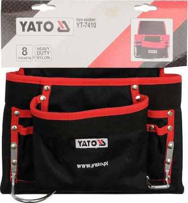 Yato Fabric Tool Belt Case with 8 Compartments