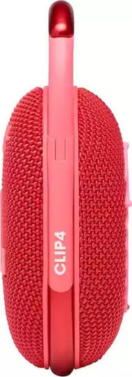 JBL Clip 4 Waterproof Bluetooth Speaker 5W with Battery Life up to 10 hours Red