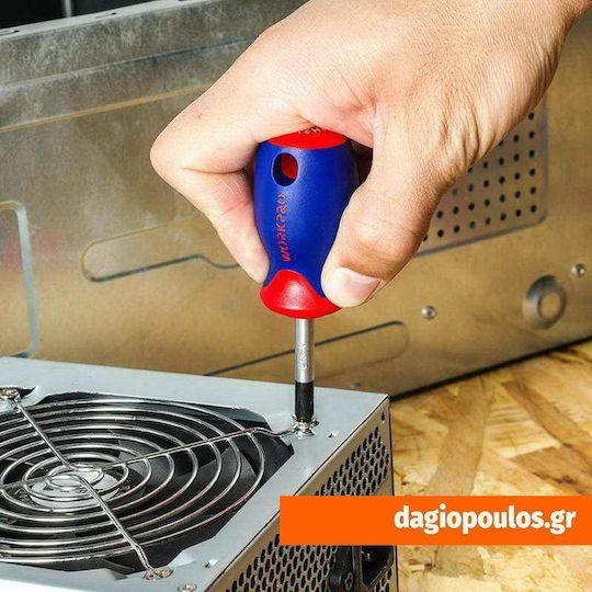 WorkPro Magnetic Screwdriver Cross Size PH1x100mm