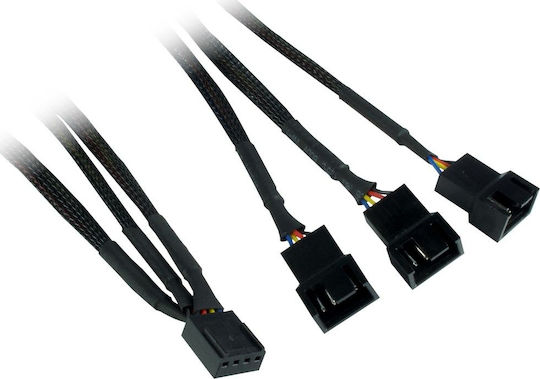 Inter-Tech Argus RS-07 Case Fans 120mm (1200rpm / 59.81cfm) with RGB Lighting and 4-Pin PWM Connection Pack of 3