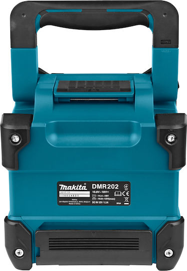 Makita DMR202 Ηχείο Bluetooth 10W με Διάρκεια Μπαταρίας έως 26 ώρες Τιρκουάζ