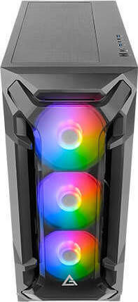 Antec DF600 Flux Gaming Midi Tower Κουτί Υπολογιστή με Πλαϊνό Παράθυρο Μαύρο