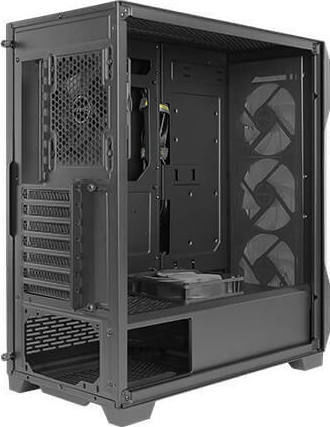 Antec DF600 Flux Gaming Midi Tower Κουτί Υπολογιστή με Πλαϊνό Παράθυρο Μαύρο