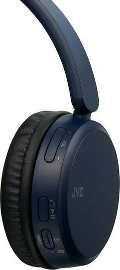 HA-S35BT Ασύρματα Bluetooth On Ear Ακουστικά με 17 ώρες Λειτουργίας Navy Μπλε