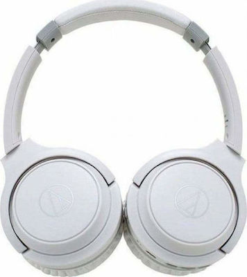 Audio Technica ATH-S200BT Ασύρματα Bluetooth On Ear Ακουστικά με 40 ώρες Λειτουργίας Λευκά