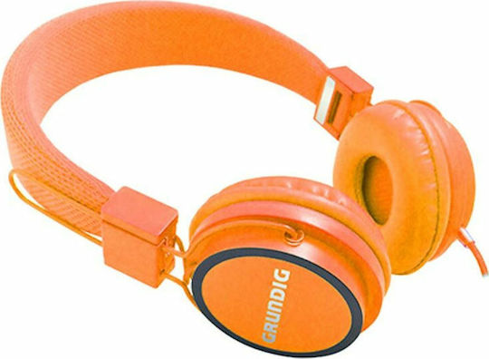 Grundig 52670 Neon Cloth Cu fir On Ear Căști Portocalii