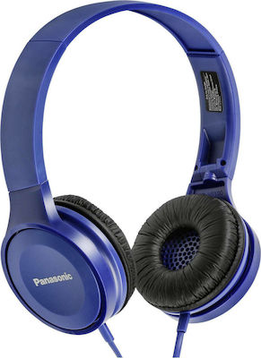 Panasonic RP-HF100ME Wired On Ear Headphones Blue RP-HF100ME-A