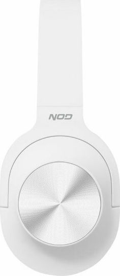 NOD Playlist Безжични Bluetooth Over Ear Слушалки с Радио с 8 часа Работа Бели