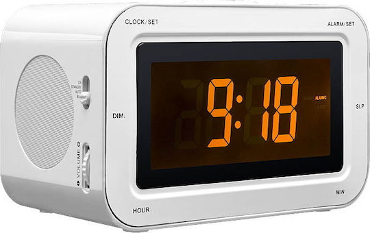 Bigben Interactive RR30 Stickers Ceas De Masă Digital Alb
