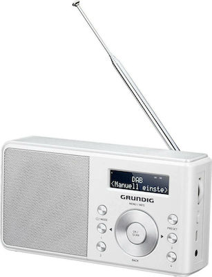 Grundig Music 6000 DAB+ Tabletop Radio Electric / Battery DAB+ White