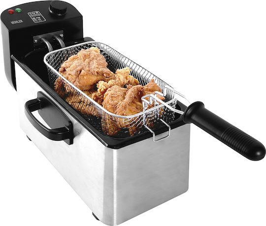 Muhler DF-3030IX Deep Fryer 3lt Silver