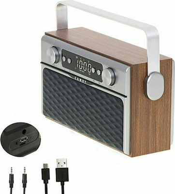 Camry CR1183 Retro mit Bluetooth und USB Braun