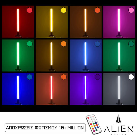 GloboStar Alien Diva Dekorative Lampe Bar Schwarz