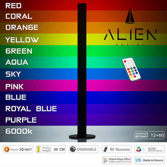 GloboStar Alien Diva Lustră Decorativă Baruri Negru