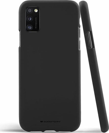 Mercury Soft Feeling Задна корица Силикон Черен (Galaxy A41)