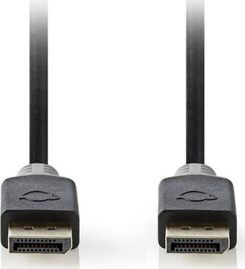 Nedis Cable DisplayPort male - DisplayPort male 2m Μαύρο (CCBW37014AT20)