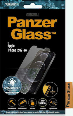 PanzerGlass Standard Fit Antibacterial Tempered Glass (iPhone 12 / 12 Pro) 2708