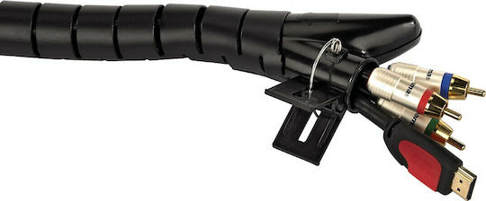 HAMA Σπιράλ Cable Bundle Tube 30mm 1.5m Μαύρο
