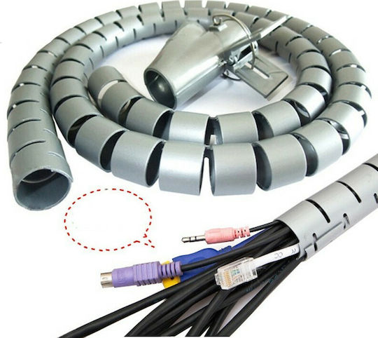 CHS Σπιράλ Καλωδίων CHT-20A CHS 20mm 2m Γκρι 1τμχ