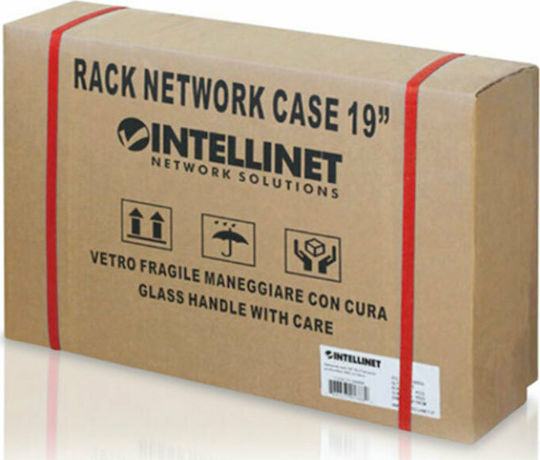 Intellinet Επιτοίχια Καμπίνα Rack 6U 57x45x37cm Μαύρο 711715