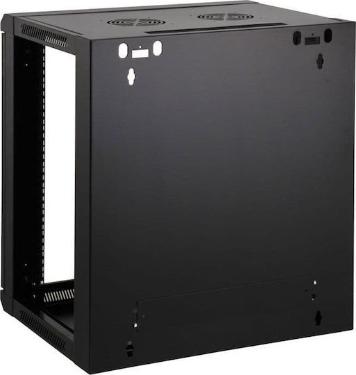 Intellinet Επιτοίχια Καμπίνα Rack 6U 57x45x37cm Μαύρο 711715