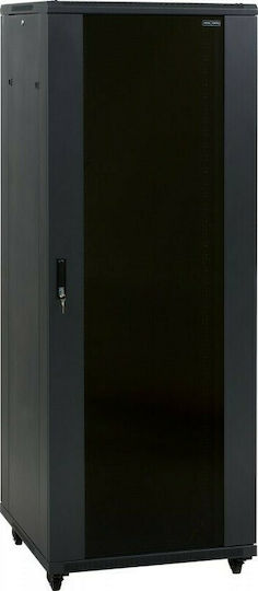 Central Επιδαπέδια Rack Cabinet 47U με 2 πόρτες 60x60x229cm Black 4000160047/C