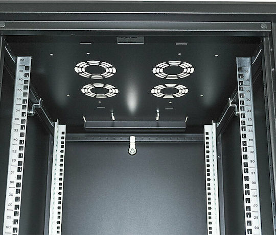 Intellinet Επιδαπέδια Rack Cabinet 42U Ασυναρμολόγητη 80x60x203.3cm Black 713184